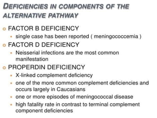 The complement system