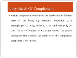 The Complement System and microbiology course | PDF