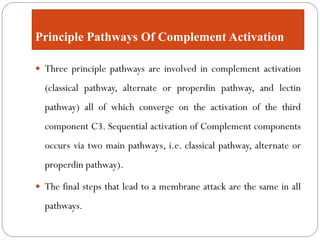 The Complement System and microbiology course | PDF