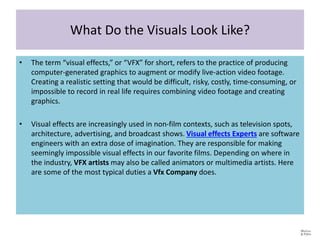 Wht Are Visual Effects The Complete Beginners Guide to Visual Effects.pptx