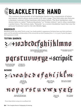 The Complete Book Of Calligraphy Lettering A Comprehensive Guide.pdf