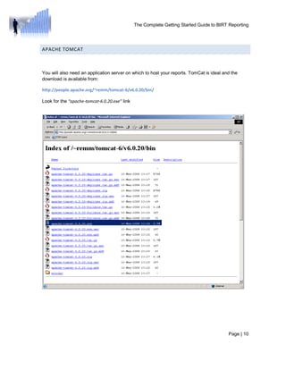 The complete getting started guide to birt reporting 1 (1) | PDF