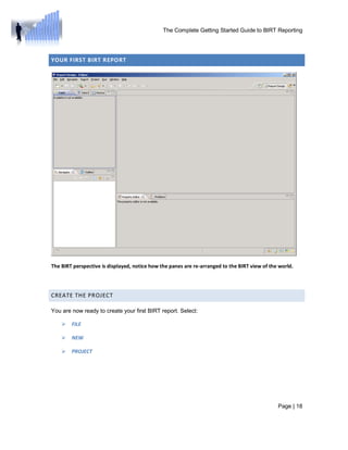 The complete getting started guide to birt reporting 1 (1) | PDF