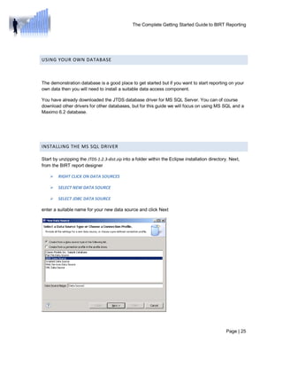 The complete getting started guide to birt reporting 1 (1) | PDF