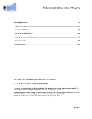The complete getting started guide to birt reporting 1 (1) | PDF
