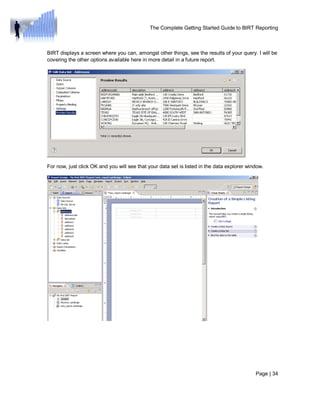 The complete getting started guide to birt reporting 1 (1) | PDF