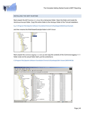 The complete getting started guide to birt reporting 1 (1) | PDF