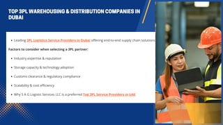 The Complete Guide To 3PL Warehousing & Distribution Companies in Dubai ...