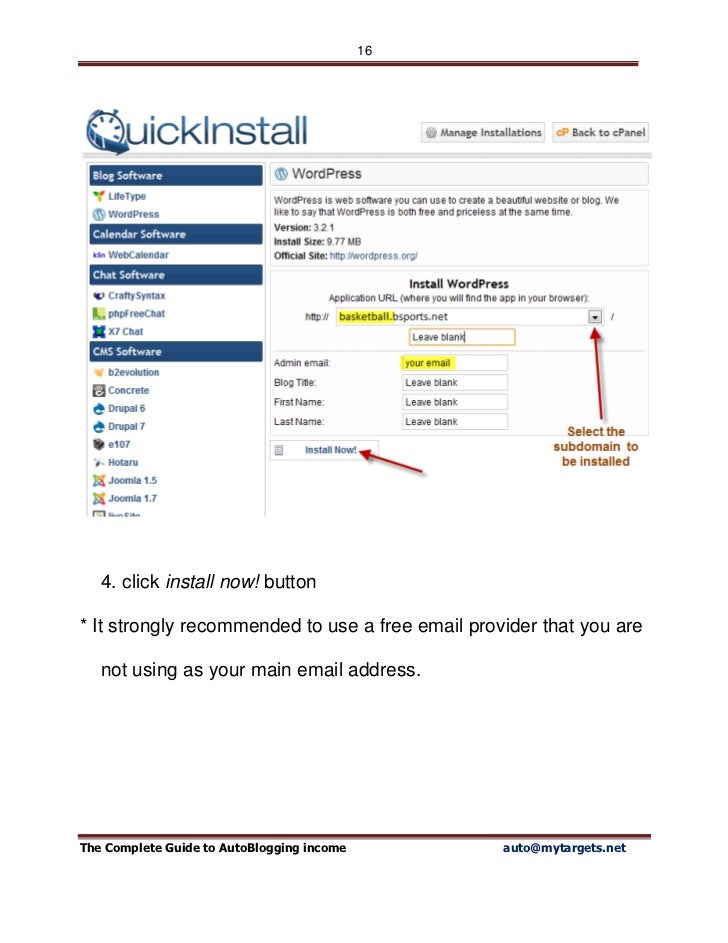 The complete guide to auto blogging