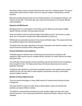 Bybit Risk Management The Complete Guide to Bybit Accounts_ Everything You Need to Know in ...