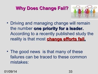 The complete guide to change management | PPT