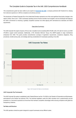 The Complete Guide to Corporate Tax in the UAE | PDF