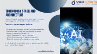 The Complete Guide to Custom AI Agent Development Services | PDF