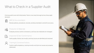 The Complete Guide to ISO 90012015 Supplier Audit with eAuditor Audits ...