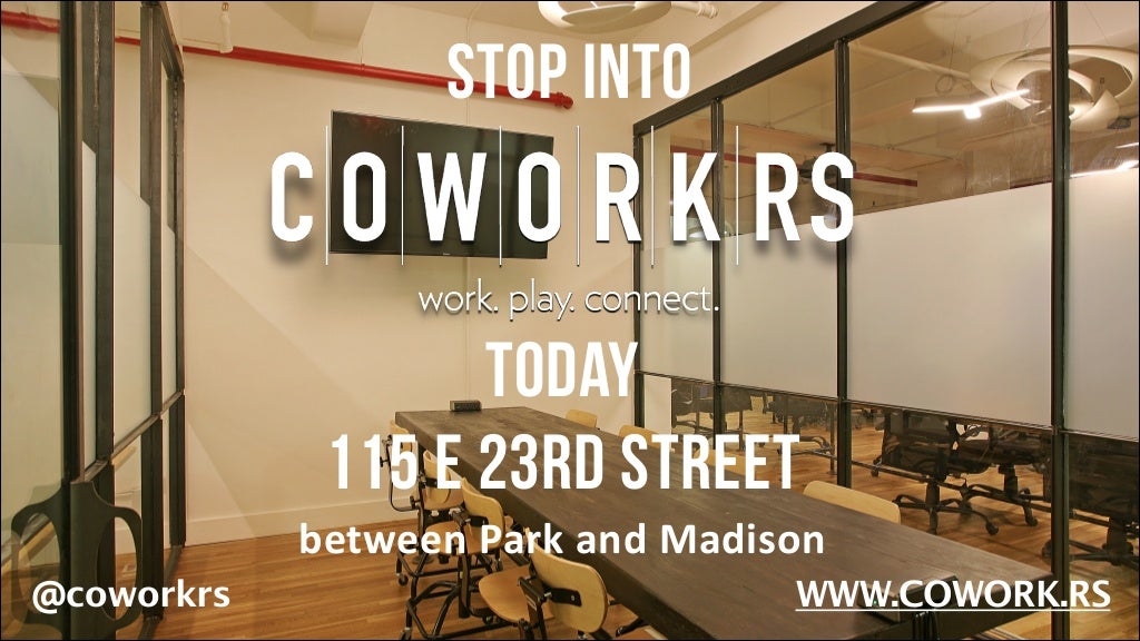 The 2014 Complete Guide to Coworking Spaces in New York City