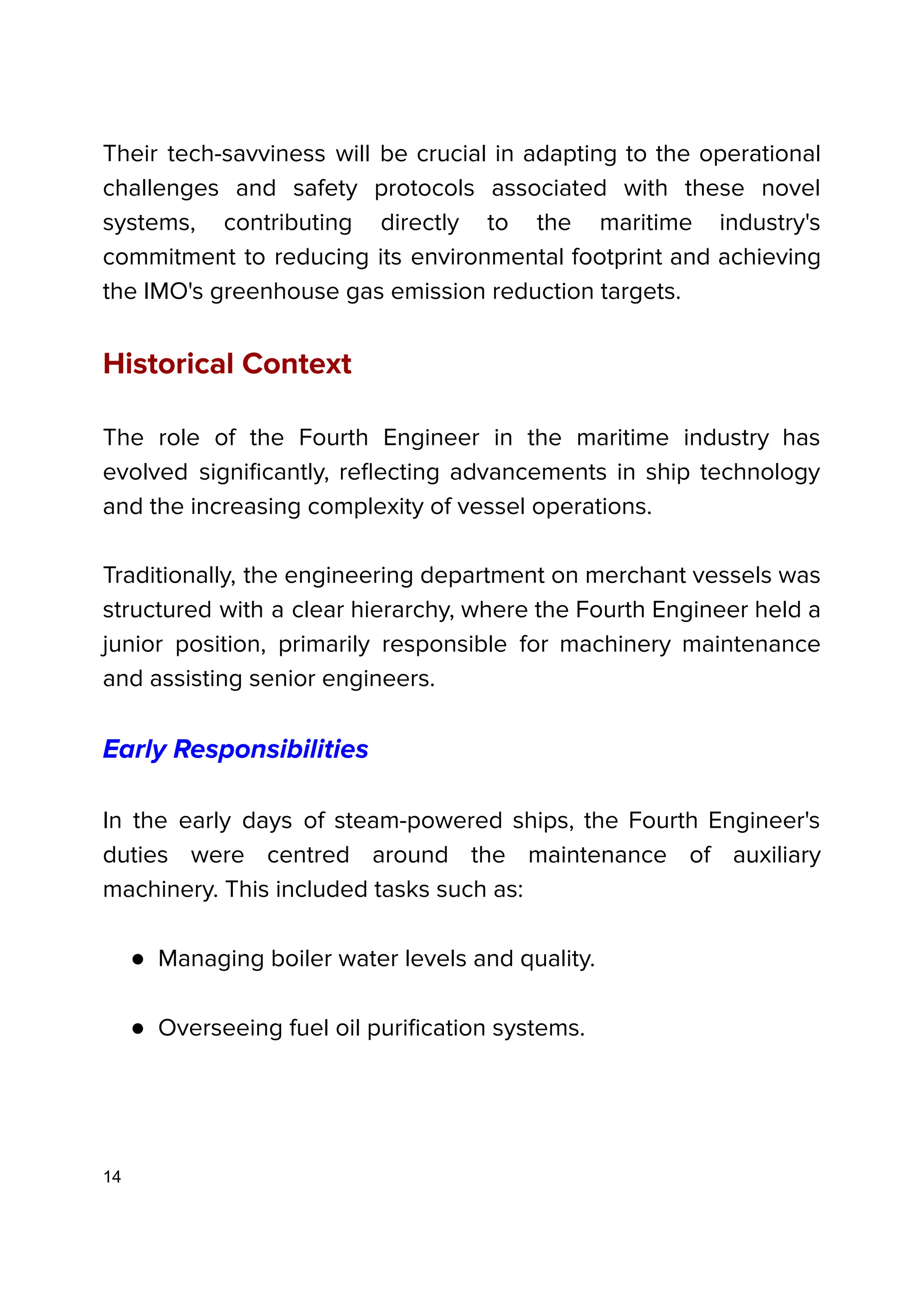 The Complete Guide to the Role of the Fourth Engineer On Ships | PDF