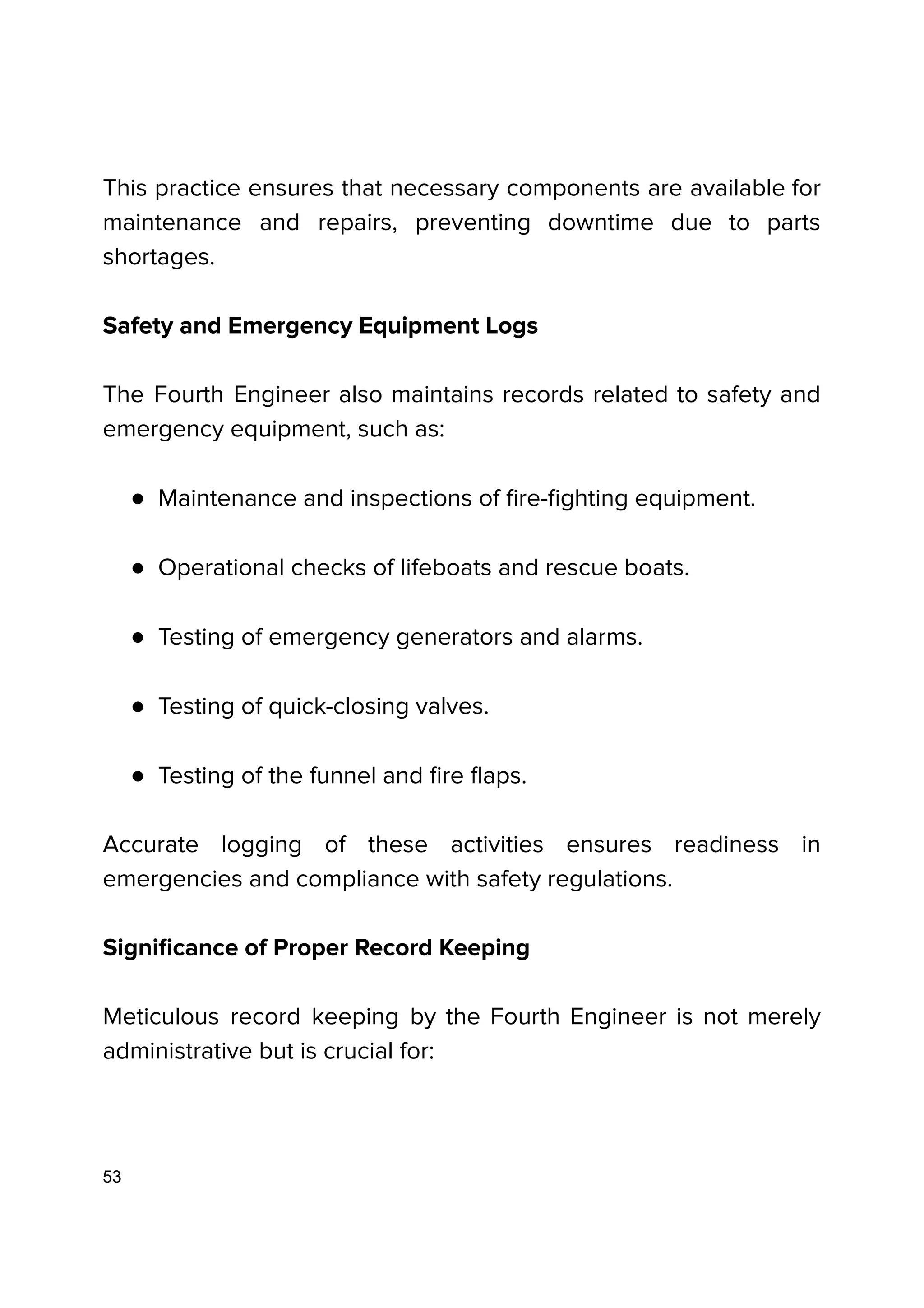 The Complete Guide to the Role of the Fourth Engineer On Ships | PDF