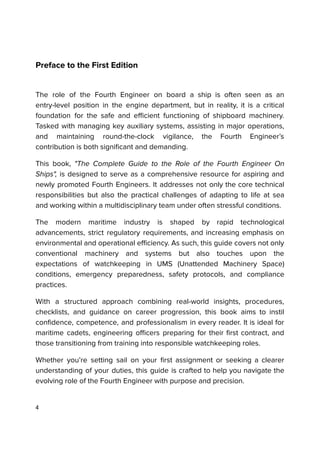 The Complete Guide to the Role of the Fourth Engineer On Ships | PDF