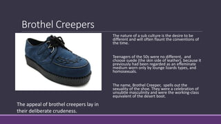 brothel-creepers': meaning and origin