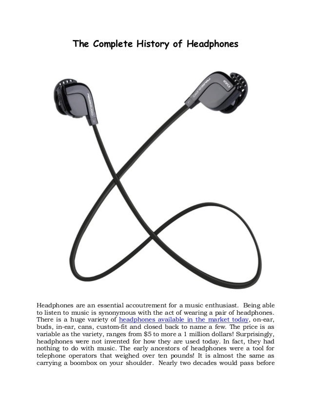 The complete history of headphones
