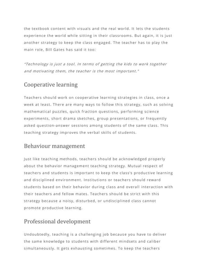 The Complete List Of Teaching Methods And Strategies pdf The Complete List Of Teaching Methods And Strategies pdf