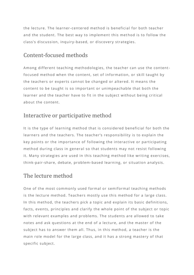 The Complete List of Teaching Methods and Strategies.pdf