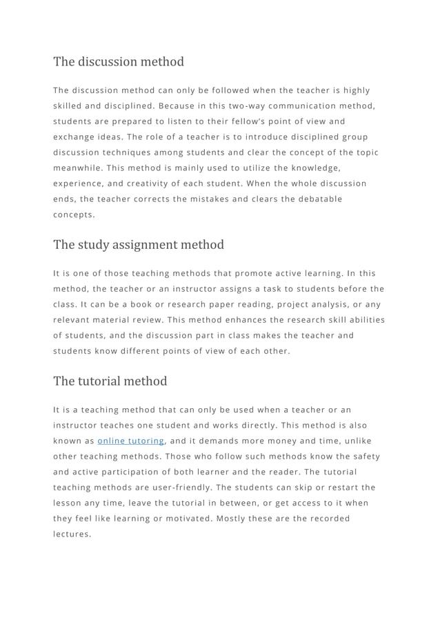 The Complete List Of Teaching Methods And Strategies pdf The Complete List Of Teaching Methods And Strategies pdf