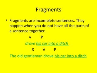 The complete sentence | PPT