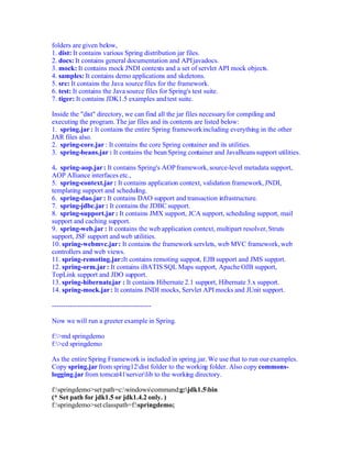 The Complete Spring Tutorial