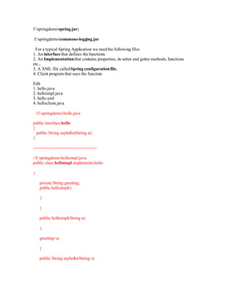 The Complete Spring Tutorial