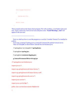 The Complete Spring Tutorial