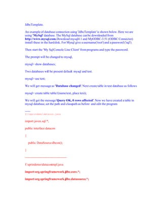 The Complete Spring Tutorial