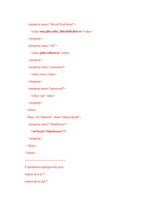 The Complete Spring Tutorial
