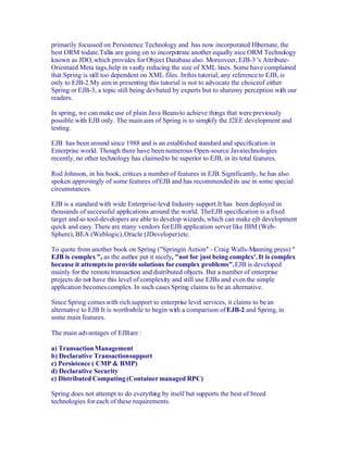 The Complete Spring Tutorial