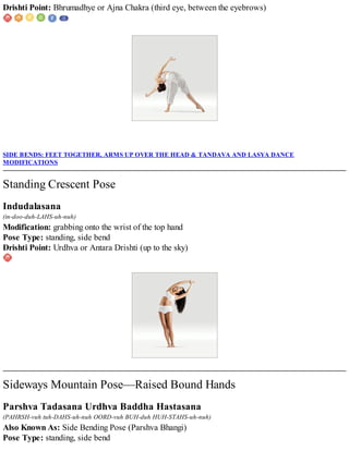 Standing Side Bend Pose Variation Yoga (Eka Hasta Parsva Bhanga