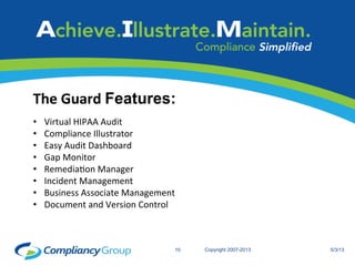 The Compliancy Group : The Guard, a HIPAA Compliance Solution | PDF