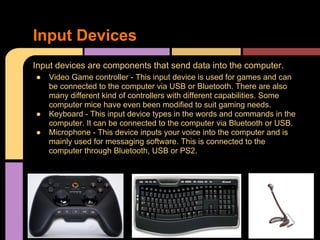 The components of a computer | PPT