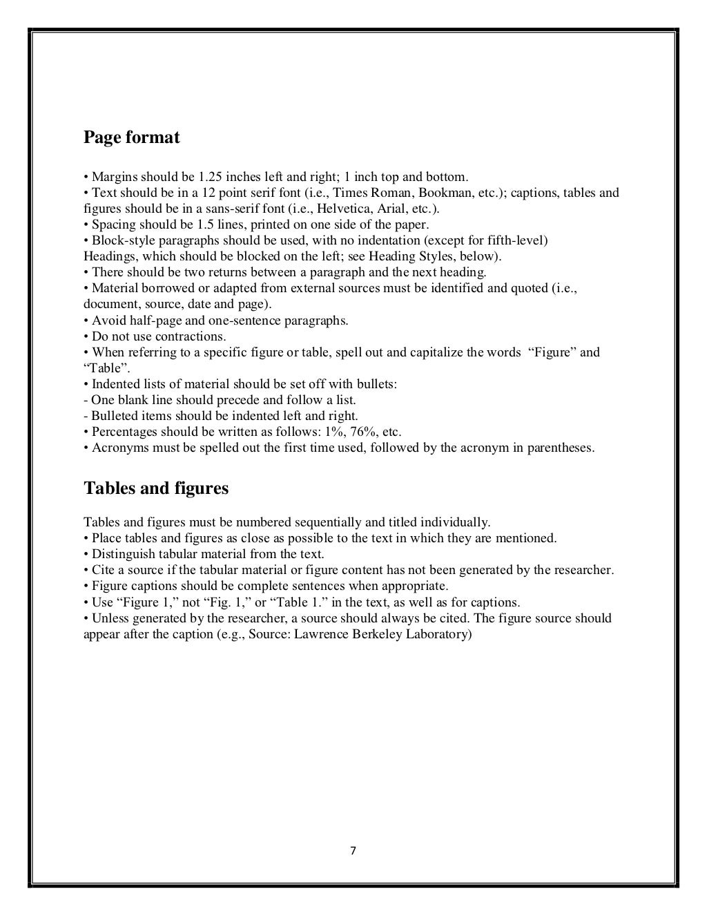 The Components Of a report