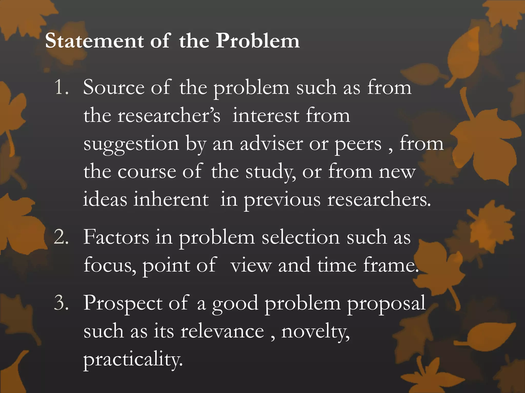 The components of research proposal | PPTX