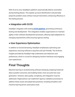 The Comprehensive Guide to Leveraging Machine Learning in Software ...