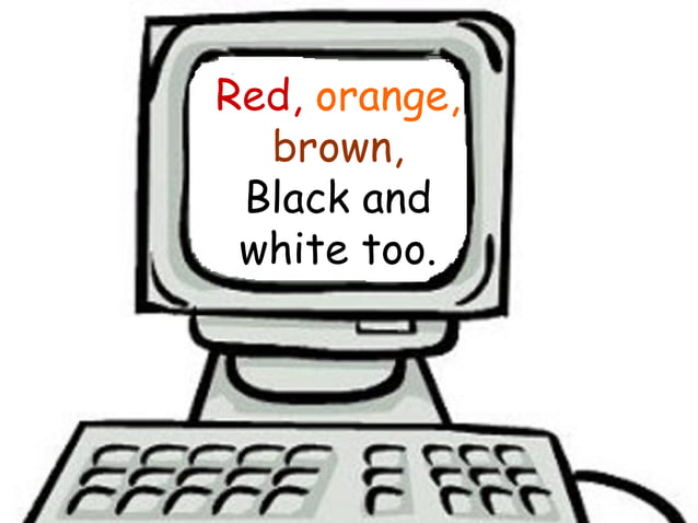 The computer colour song | PPT