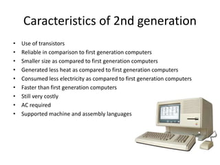 The computers generations | PPTX