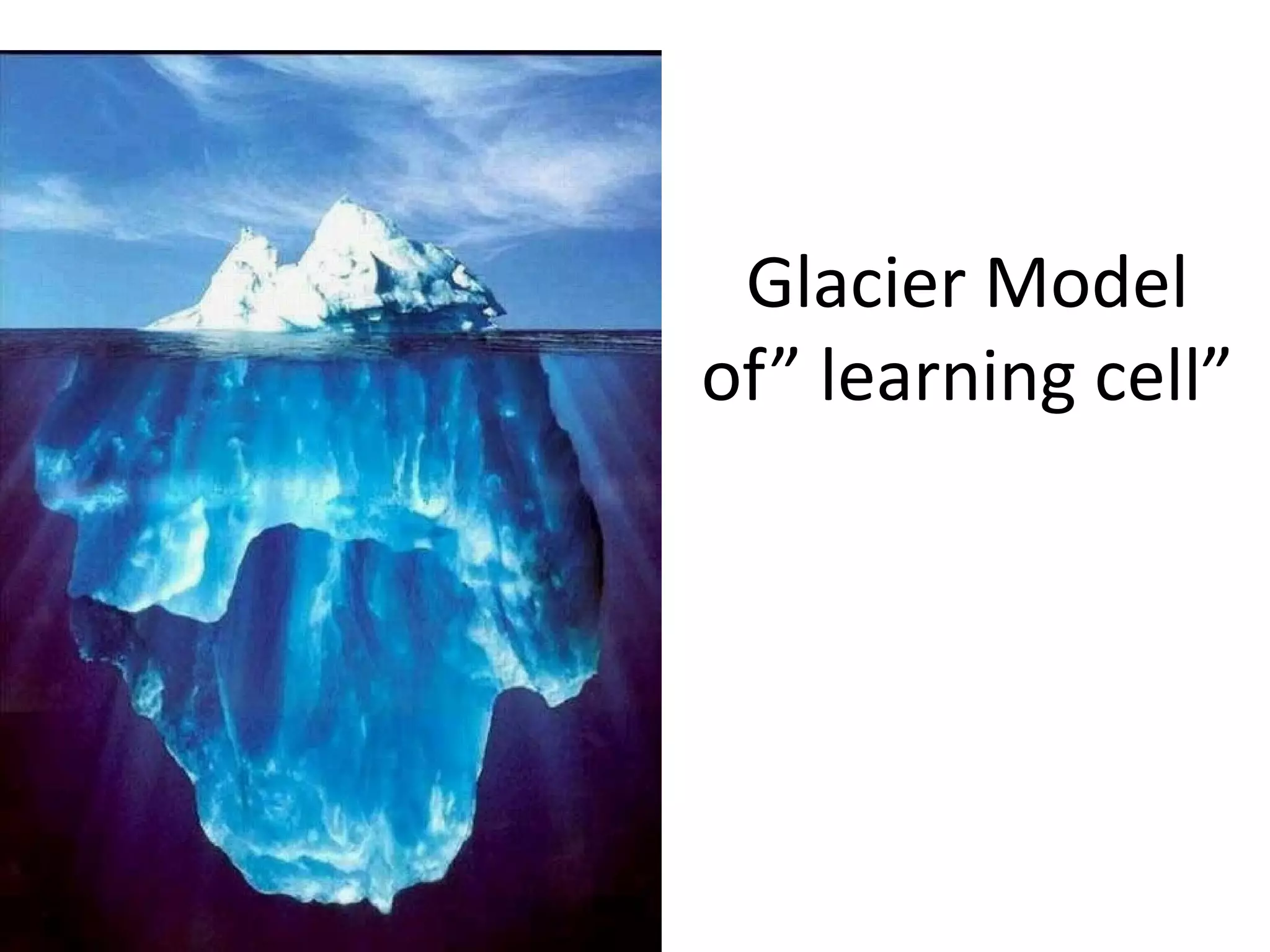 Glacier Model
of” learning cell”
 