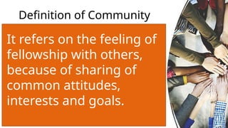 The Concept of Community, Community Actions and.pptx