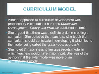 The Concept of Curriculum Slide 18