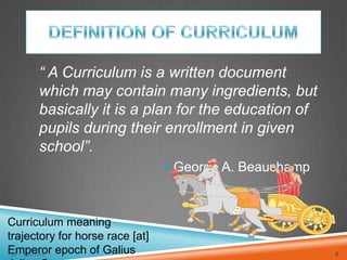 The Concept of Curriculum Slide 8