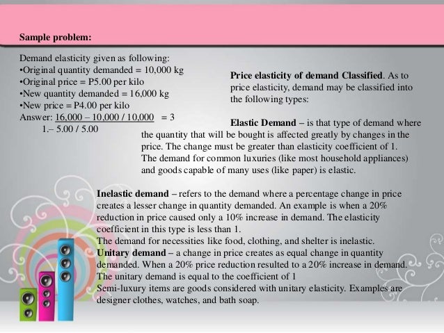 The Concept of Elasticity