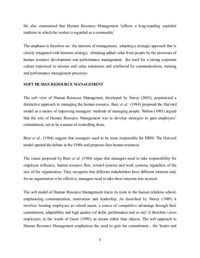 Personal statement for hr job image