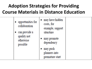 The concept of open and distance learning | PPT