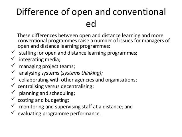 What Is The Difference Between An Open University And Distance ...